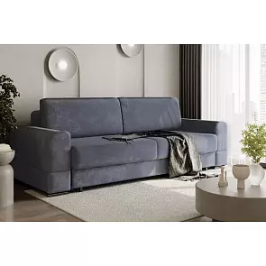 Диван-кровать Сиэтл (04) синий Шенилл