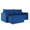 Диван-кровать угловой Брайтон (03) У(П)Л синий Велюр