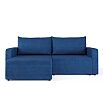 Диван-кровать угловой Брайтон (03) У(П)Л синий Велюр