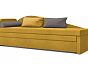 Диван-кровать верди велюр желтый левый 2000*800*680 софы
