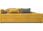 Диван-кровать верди велюр желтый левый 2000*800*680 софы