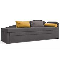 Диван-кровать верди велюр серый правый 2000*800*680 софы