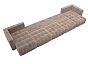 Диван п-образный лига-052 нпб мегалонг велюр tower 05 бежевый еврокнижка