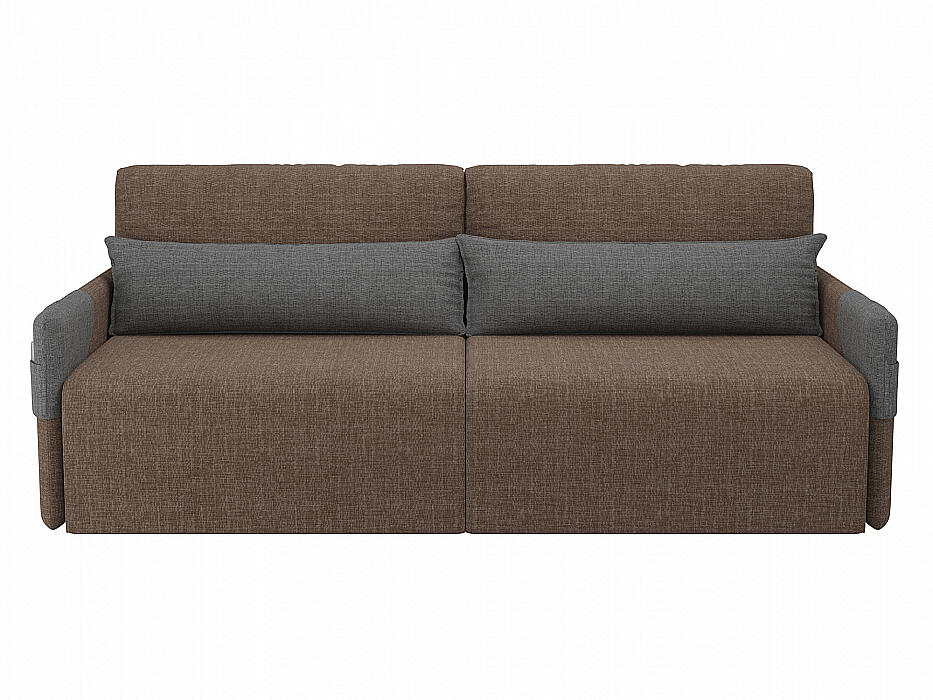 

Диван прямой Армада рогожка Коричневый/Серый