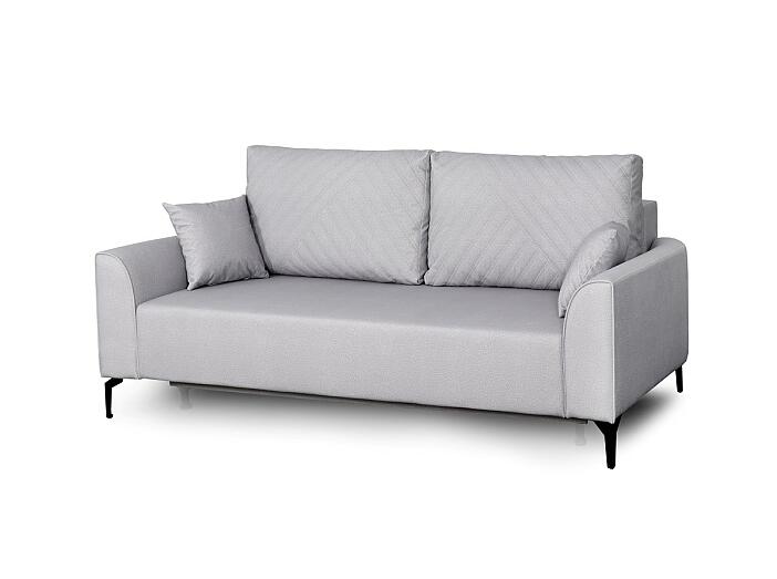 Диван прямой Берген 2 Аура серый вариант 2