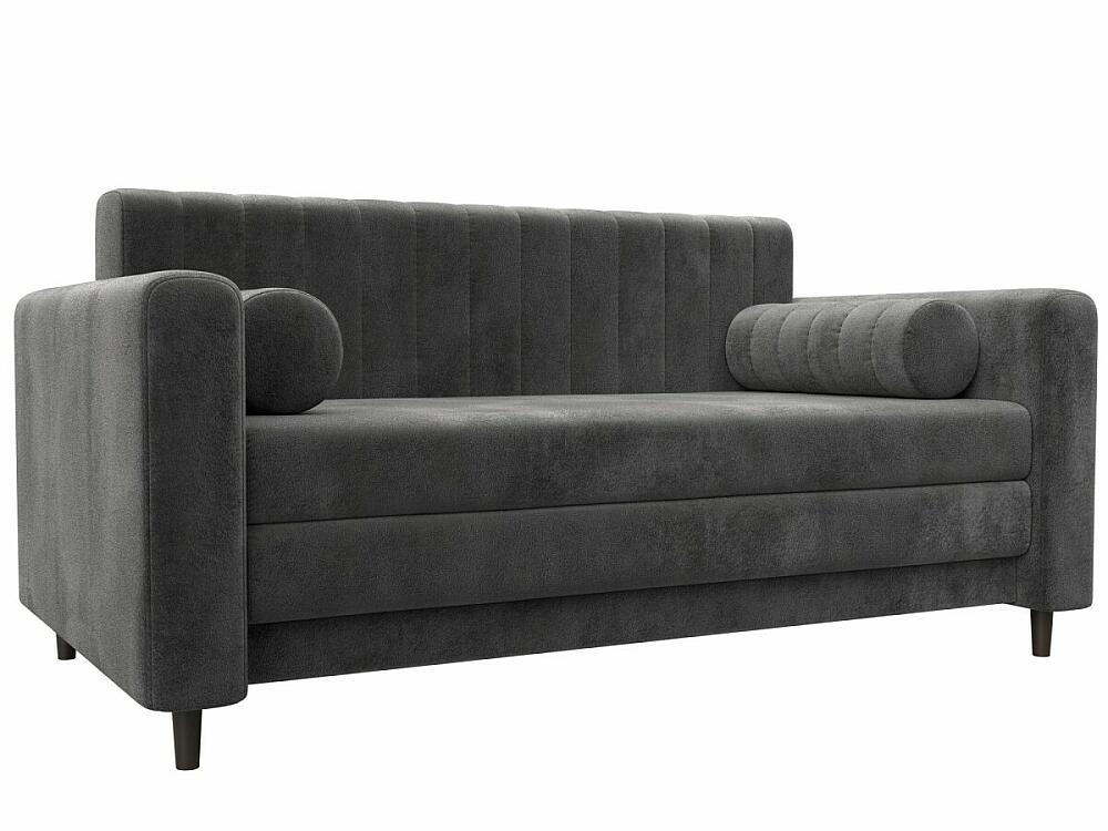 

Диван прямой Лига-070 Велюр TOWER 10 серый