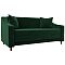 Диван прямой лига-071 велюр seven 626 зеленый раскладушка