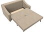Диван прямой лига-071 велюр seven 729 бежевый раскладушка