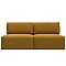 Диван прямой модульный Лига-060 НПБ Велюр BRUT 10 желтый