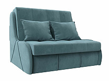 

Диван прямой Риттэр (100) Велюр Бирюзовый