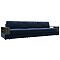 Диван прямой с 2 полками лига-055 нпб лонг шенилл rimini 10 синий еврокнижка