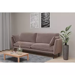 Диван Сиеста (01) коричневый Велюр