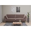 Диван Сиеста (01) коричневый Велюр