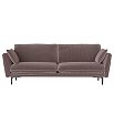 Диван Сиеста (01) коричневый Велюр