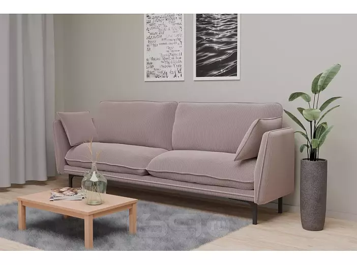 Диван Сиеста (05) бежевый Велюр