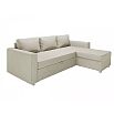 Диван угловой Бергамо механизм Дельфин Beige 800*2260*1420