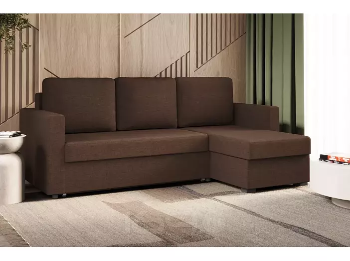 Диван угловой Джессика (50) УП(Л) Montreal 36 Рогожка