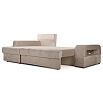 Диван угловой левый Марго 1 (25) (УЛ) бежевый велюр