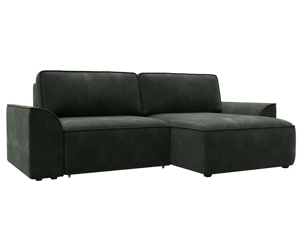 

Диван угловой Лига-048 НПБ Шенилл RIMINI 09 зеленый