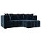 Диван угловой лига-052 нпб угол универсальный велюр tower 13 синий еврокнижка