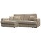 Диван угловой Лига-057 НПБ угол левый Велюр SEVEN 729 бежевый