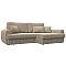 Диван угловой Лига-057 НПБ угол правый Велюр SEVEN 729 бежевый