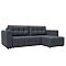 Диван угловой Лига-075 угол универсальный Экокожа GRIFON 15 серый