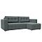 Диван угловой Лига-075 угол универсальный Рогожка Амур 07 серый