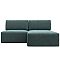 Диван угловой модульный лига-060 нпб угол универсальный шенилл rimini 11 серо-зеленый еврокнижка