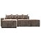 Диван угловой модульный Лига-063 угол левый Велюр TOWER 05 бежевый