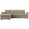 Диван угловой Траумберг Лайт левый  Микровельвет Бежевый