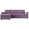 Диван угловой Траумберг Лайт левый  Микровельвет Сиреневый