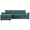 Диван угловой Траумберг Лайт левый  Велюр Бирюзовый
