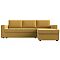 Диван угловой Траумберг Лайт правый  Микровельвет Желтый