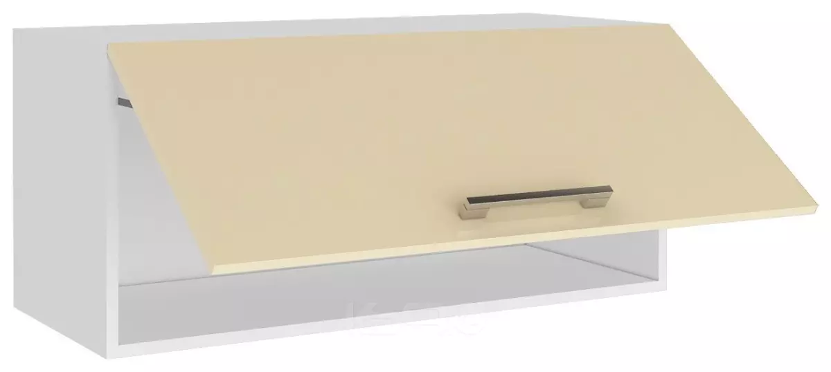 Фасад ящика 80x18 ваниль глянец