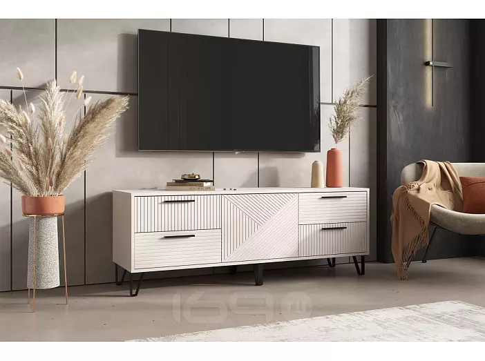 Флэш Тумба ТВ (1500) (Кашемир, Кашемир)