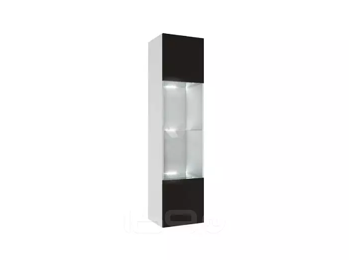 Флорис ШК-004 (Черный глянец/Белый)