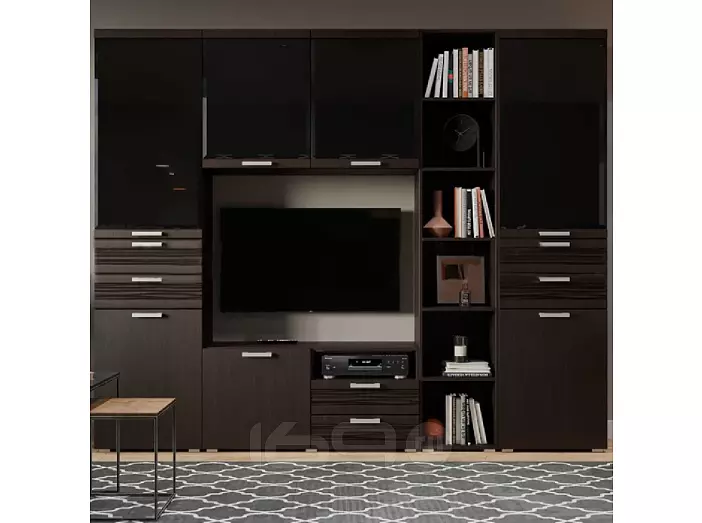 Гостиная Асти Вариант №1 (Шоколад, Венге)