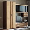 Гостиная Асти Вариант №5 (Дуб Сонома, Венге)