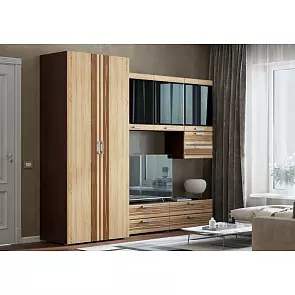 Гостиная Асти Вариант №5 (Дуб Сонома, Венге)