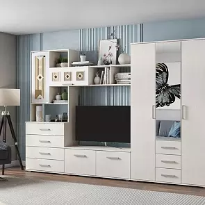 Гостиная Белла (гостиная) (Сандал светлый, Сандал светлый)