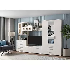 Гостиная Белла (гостиная) (Сандал светлый, Сандал светлый)