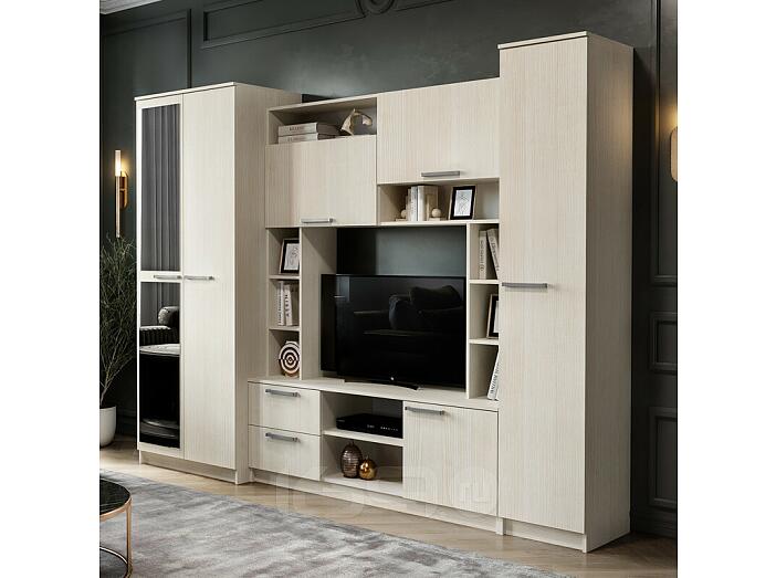 Гостиная Флора (Сандал светлый, Сандал светлый)