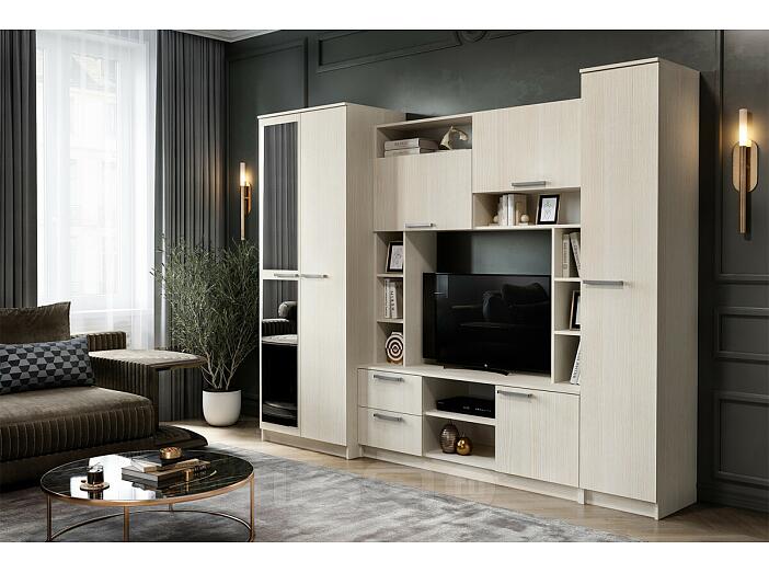 Гостиная Флора (Сандал светлый, Сандал светлый)