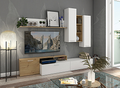 Obývací pokoj Grace STL.411.01 Divoký dub/bílá