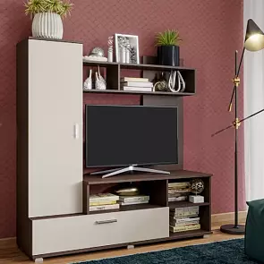 Гостиная Мини (Дуб беленый, венге)