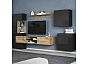 Гостиная POINT ТИП-70 Дуб Вотан/Чёрный глянец 71774992
