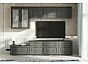 Гостиная Престиж 1 Вариант №5 (Графит структурный, Графит)