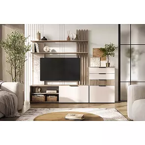 Гостиная Роджина (Кашемир, Дуб Крафт серый)