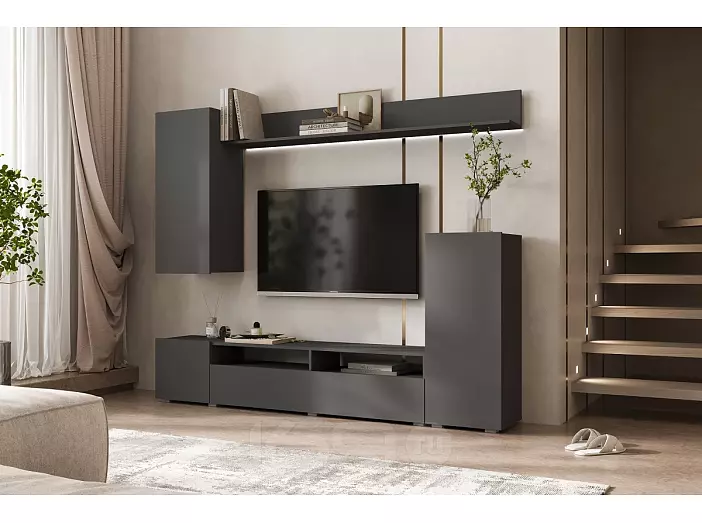 Гостиная Верона (Графит, Графит)